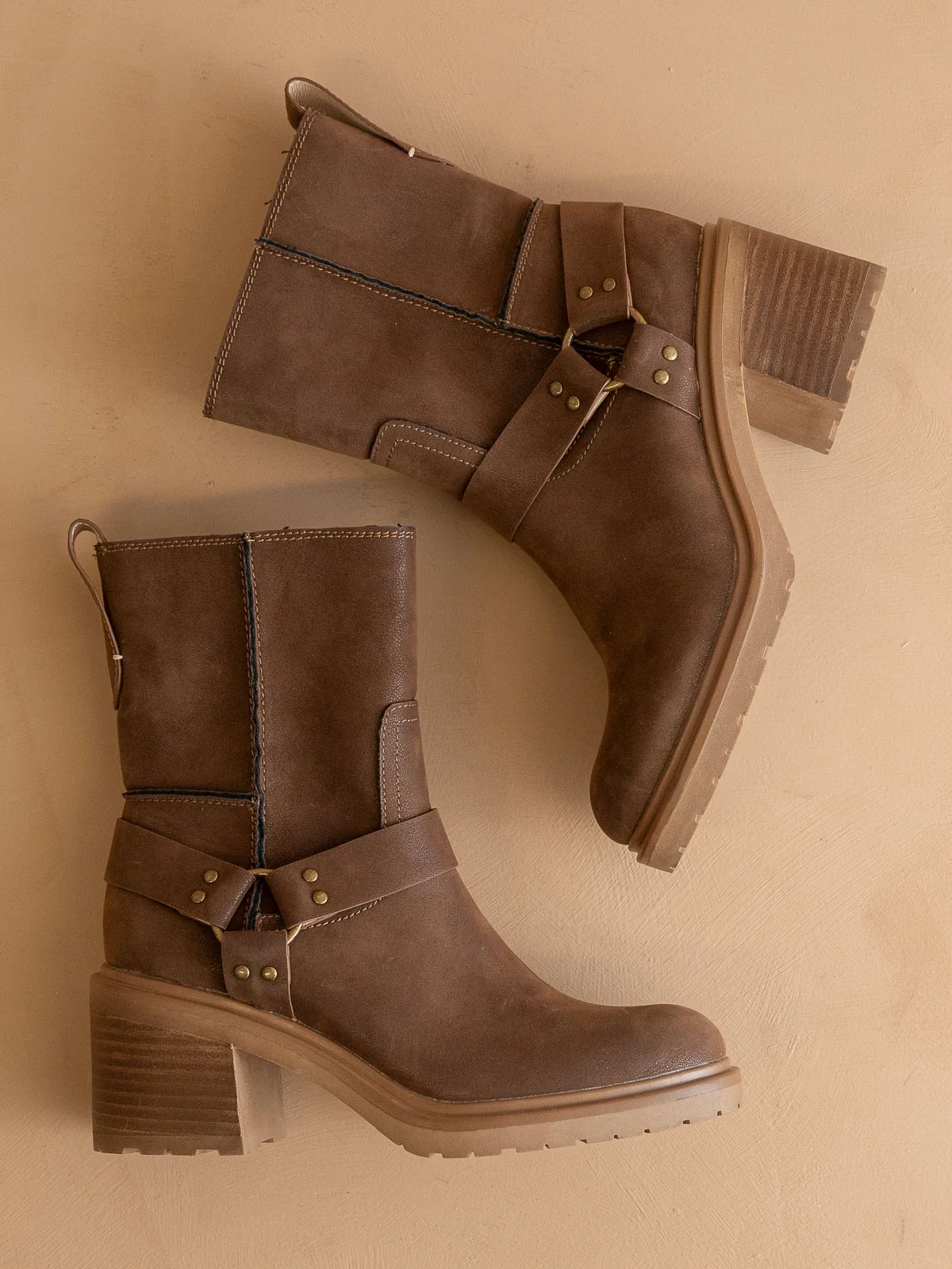 The Clyde | Coffee Moto Inspired Ankle Boot *FINAL SALE* - Image 3