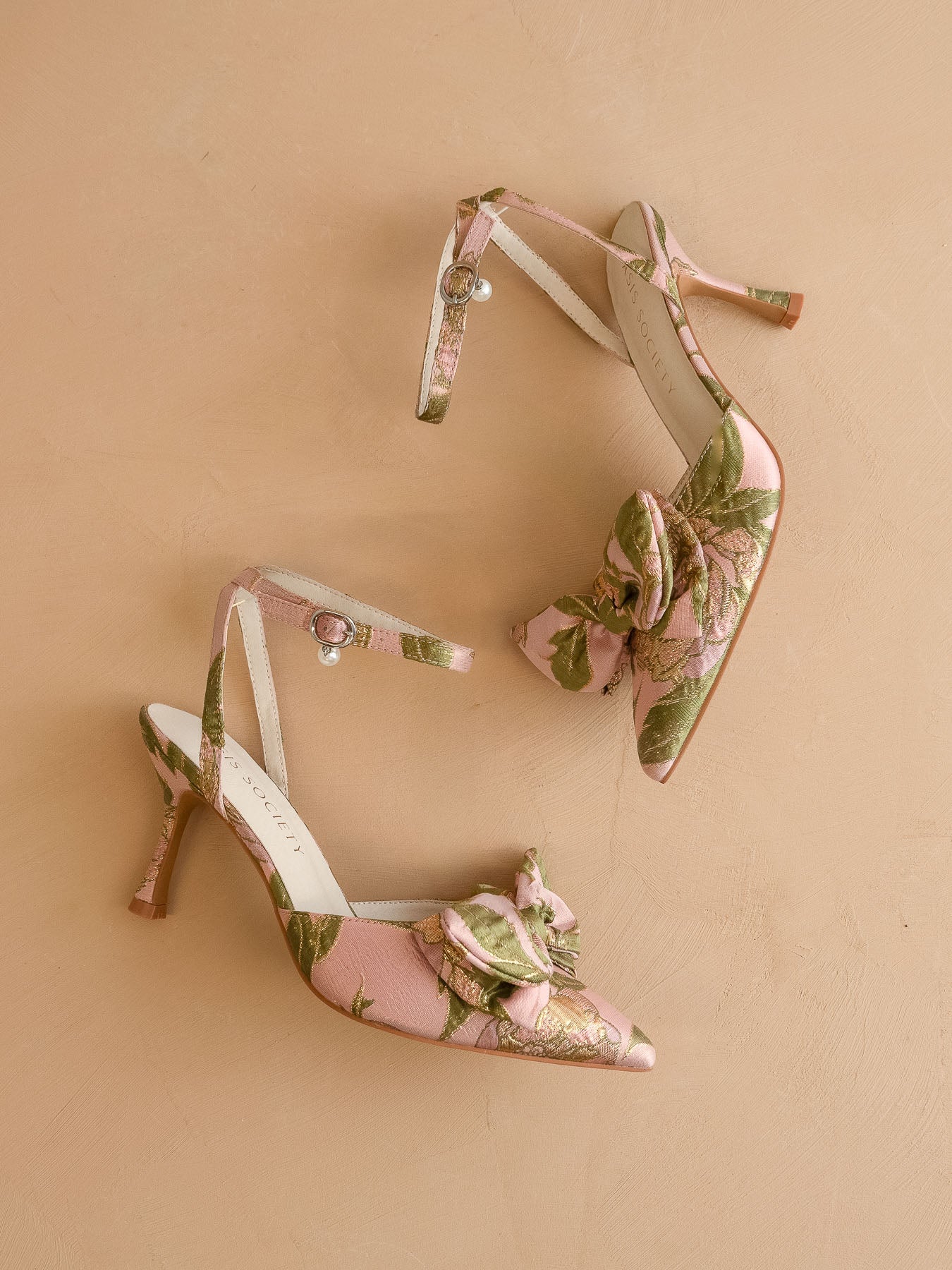 The Colette | Rose Garden Floral Pointed Toe Party Wedding Heel - Image 4