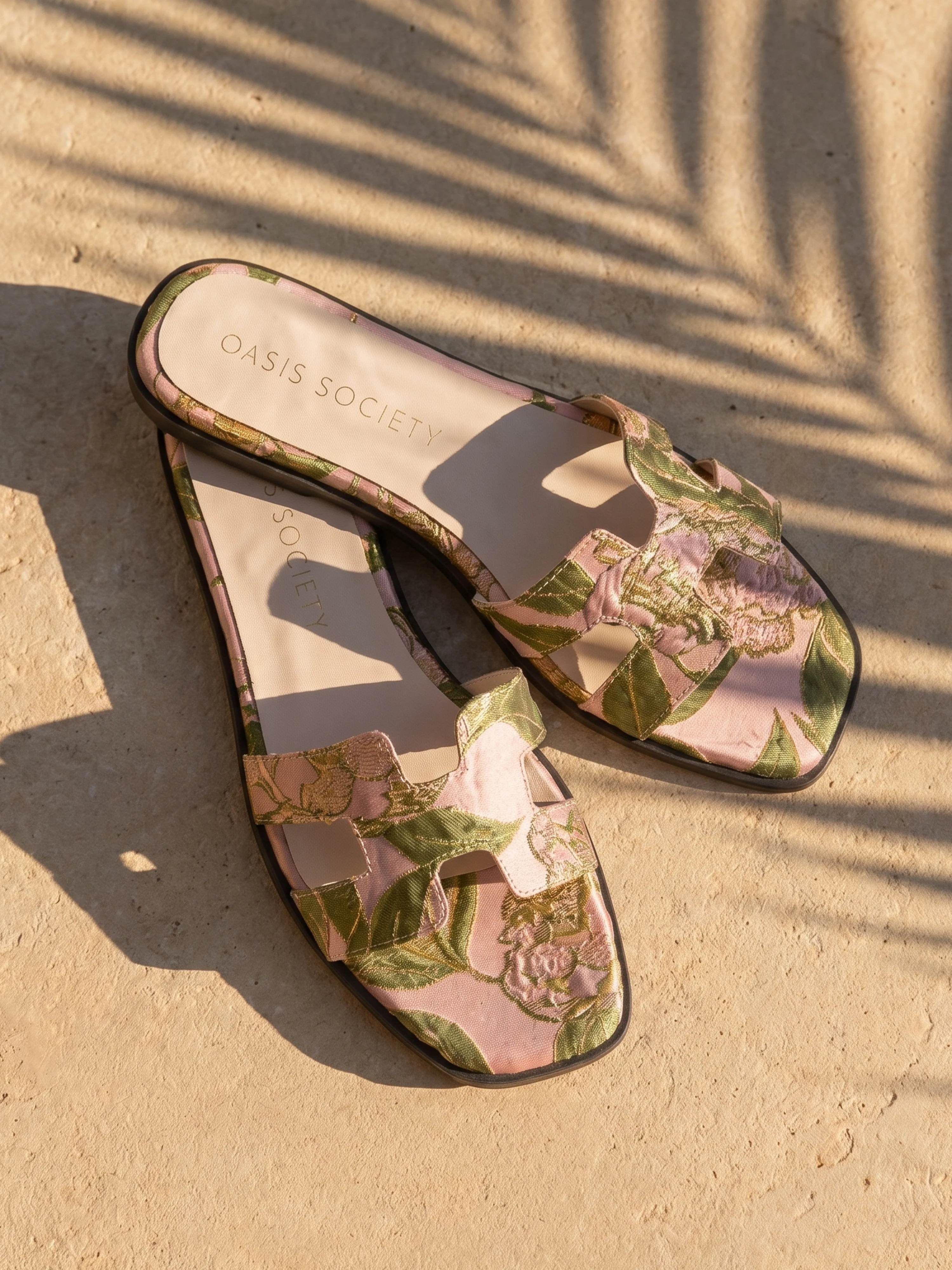 The Everlee | Rose Garden Floral H-Strap Summer Sandal - Image 6