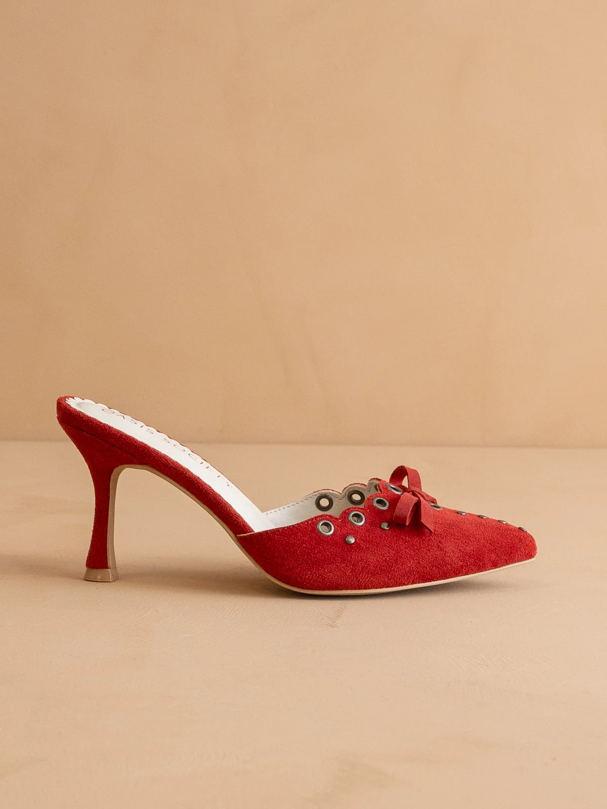 The Meridian | Red Kitten Heel *FINAL SALE* - Image 3