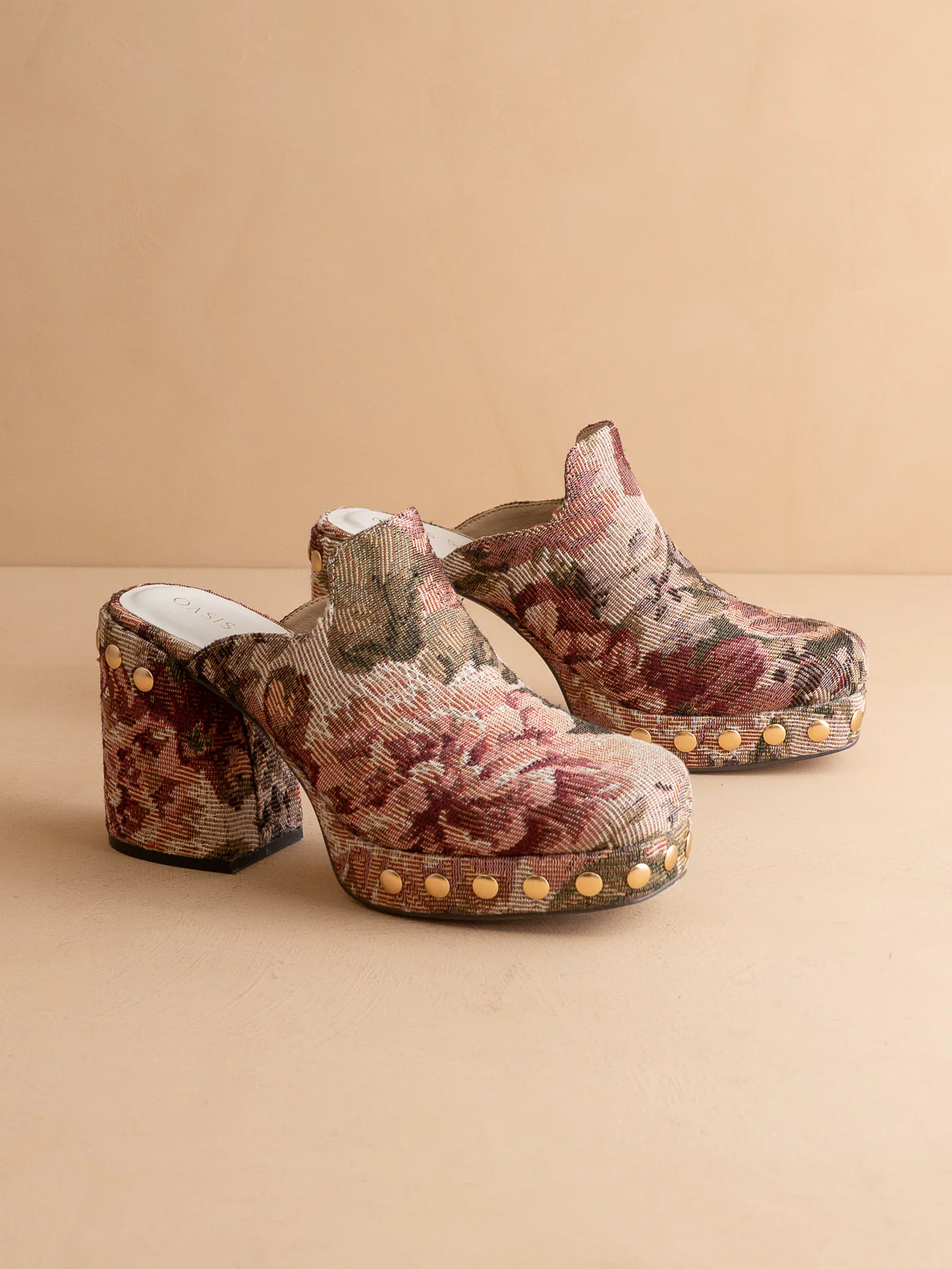The Sierra | Mauve Tapestry Platform Clog - Image 4
